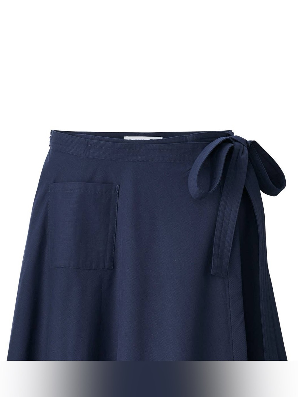 Uniqlo x JW Anderson Navy Blue Women's Midi Wrap Circular Skirt - Picture 2 of 7